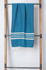 Aegean Ecru Color Background Turkish Bath Towel