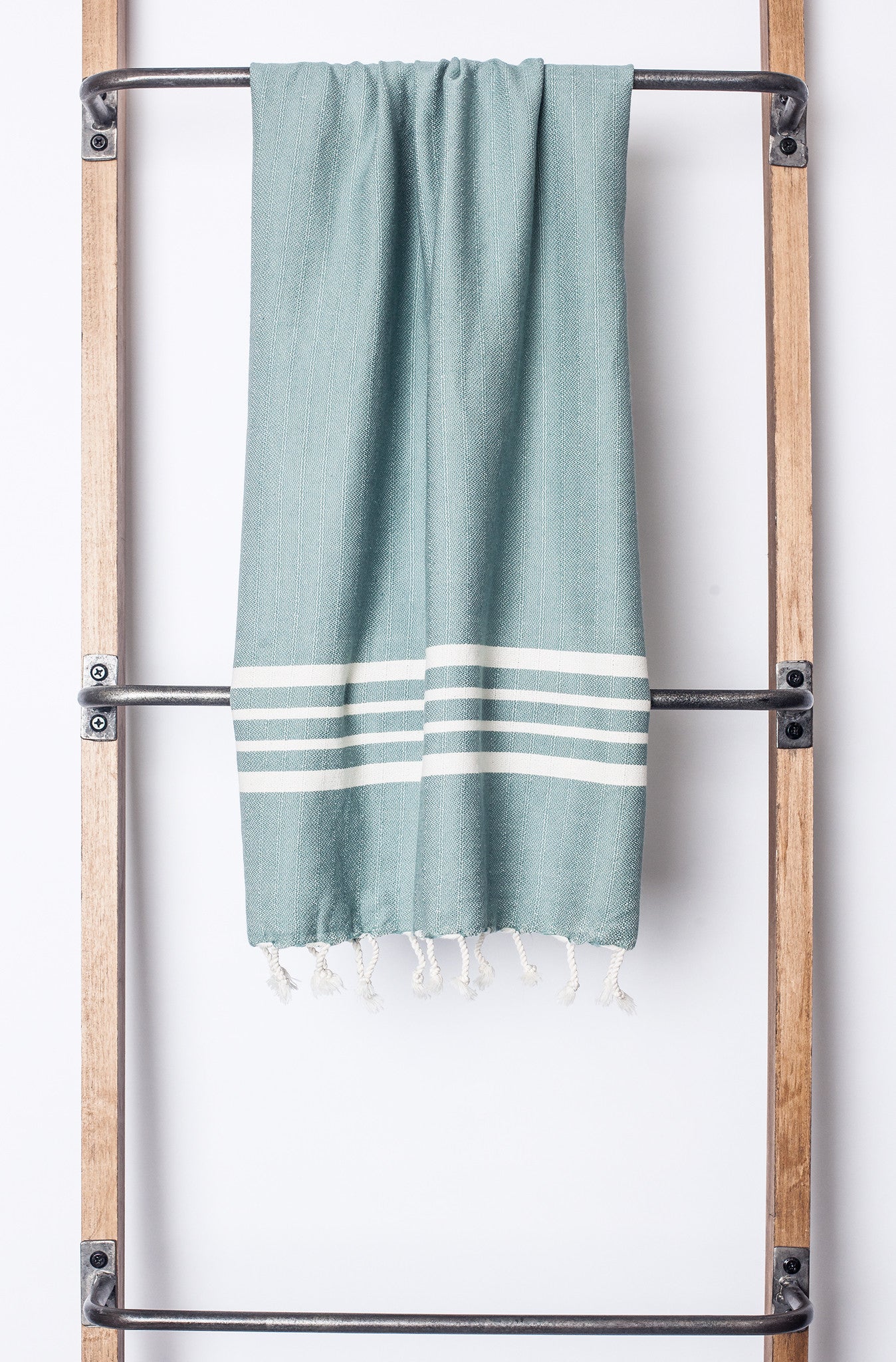 Aegean Ecru Color Background Turkish Bath Towel - marmara imports